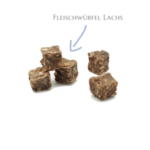 Fleischwürfel Lachs (180g)
